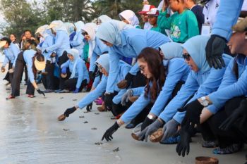 Peringati HAN, Selvi Gibran konservasi laut di Bintan