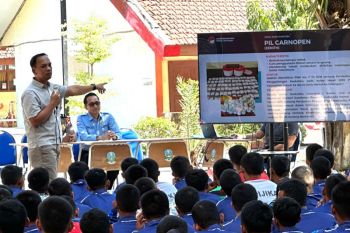 Polres Lamongan edukasi ratusan pelajar cegah penyalahgunaan narkoba