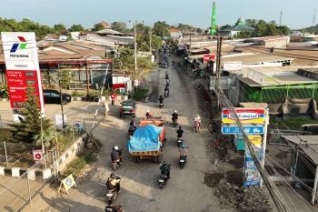 Atasi genangan, pembangunan ruas Moncongloe dimulai