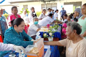 150 warga Distrik Sentani Barat ikut pemeriksaan kesehatan gratis