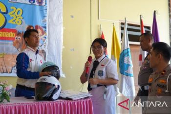 DAW edukasi keselamatan berkendara ke siswa SMA Don Bosco Manado