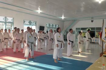 205 Karateka INKAI Kalbar ikuti ujian kenaikan DAN di Singkawang