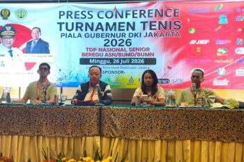 Turnamen tenis Piala Gubernur DKI Jakarta sebagai persiapan PON 2028