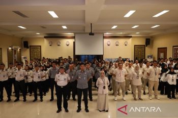 Kanwil Kemenkum Riau ikuti apel bersama Kemenko Kumham Imipas, perkuat disiplin dan sinergi lintas kementerian