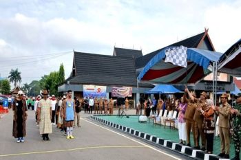 Bupati Barut ajak junjung sportivitas dan semangat persatuan peserta gerak jalan
