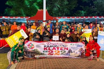BPJS Ketenagakerjaan berpartisipasi meriahkan Klaten Lurik Carnival dalam rangka HUT ke-222 Klaten
