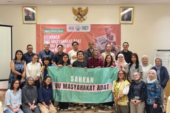 SIEJ nilai keterlibatan masyarakat adat masih minim dalam pemberitaan RUU