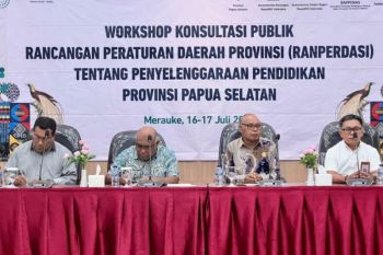 Pemprov Papua Selatan susun raperdasi penyelenggaraan pendidikan