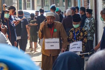 Polda NTB menggelar rekonstruksi kasus kebakaran santri di Lombok Tengah