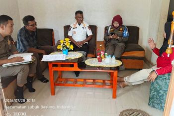 Satpol PP Damkar Agam berikan surat teguran bagi pemilik rumah kos