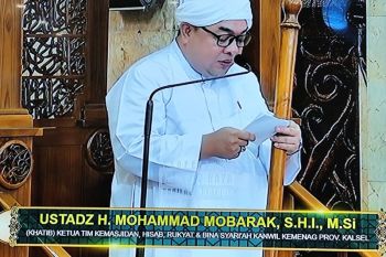 Khatib Mobarak ingatkan kematian