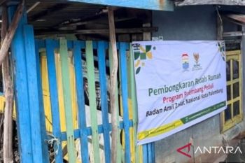 Baznas Palembang bedah 20 rumah warga tak layak huni hingga Juli 2026