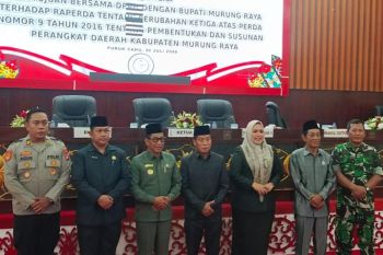 DPRD dan Pemkab Murung Raya sepakati raperda perubahan susunan perangkat daerah
