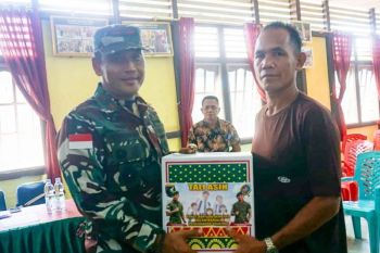 Danrem tinjau TMMD Regtas di Desa Ulak Pauk Kapuas Hulu
