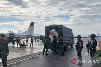 Koops Habema kirim 2 ton bahan pokok untuk warga tiga distrik Kabupaten Puncak