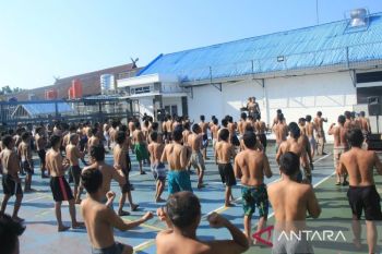 Gerak sehat, semangat baru: Senam pagi warnai aktivitas Warga Binaan Lapas Pekanbaru