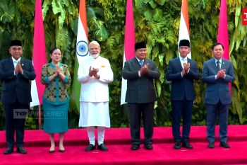 Di DPR, Modi ajak RI perkuat kemitraan strategis di sektor masa depan