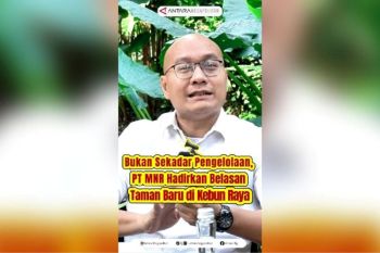 Bukan sekedar pengelolaan PT MNR hadirkan belasan taman baru di kebun raya