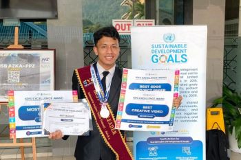Wakil Gubernur BEM FEB UMS sabet lima penghargaan di Indonesian Golden Youth Summit 2026