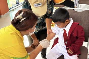 Ratusan siswa Sekolah Rakyat Gunung Mas ikuti CKG