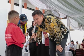Siswa sekolah rakyat di Sergai mulai MPLS, Wabup Adlin Tambunan " pendidikan jalan memutus rantai kemiskinan"