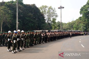Polisi siagakan 1.372 personel amankan laga Indonesia All Stars vs Aston Villa