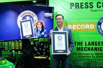Kompetisi mekanik Tekiro meraih Guinness World Records