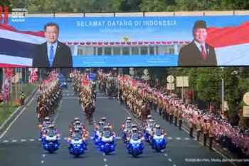 PM Thailand disambut upacara kenegaraan di Istana Merdeka