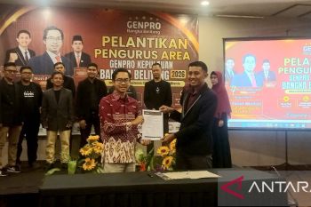 GAwnpro Indonesia Lantik Pengurus GENPRO Babel 2026-2028
