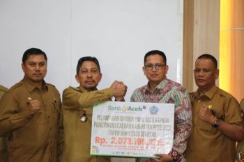 Pemkab Pidie Jaya terima dividen Bank Aceh Rp2 miliar