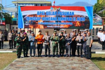 Pemprov dan TNI/Polri apel gelar personel tanggap bencana dampak El Nino