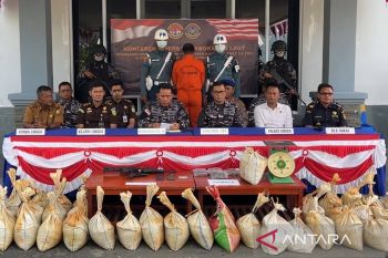TNI AL ungkap penyelundupan pasir timah senilai Rp1,3 miliar