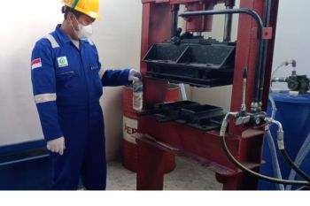 Produksi paving block TPA Sandubaya belum dijual ke publik