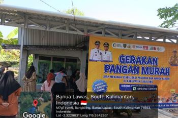 Gerakan Pangan Murah di Desa Bangkiling libatkan kios pangan lokal