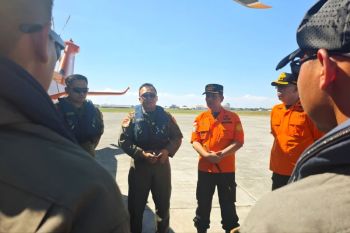 Basarnas sisir lewat udara lokasi kebakaran KMP Mutiara Sentosa II
