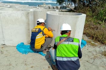 BBWS pastikan pembangunan Pengaman Pantai Mandiri sesuai standar mutu