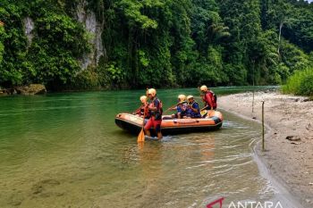 SAR Palembang cari bocah tenggelam di Sungai Selabung OKU Selatan