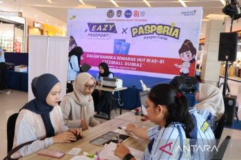 Semarak HUT RI ke-81, Imigrasi Dumai gelar Eazy Passport x PASPORIA di Citimall