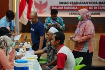 Dinkes lakukan skrining  penyakit TB di Lapas Kelas I Madiun