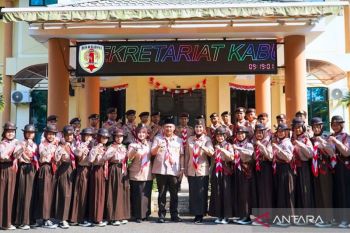 49 anggota pramuka HST dilepas mengikuti Jambore Nasional XII 2026