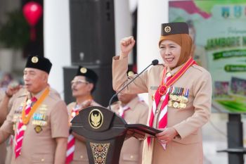 Khofifah minta Pramuka Jatim pegang kuat nasionalisme