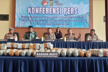 Polisi sebut penyitaan 132 kg ganja selamatkan 26.750 jiwa