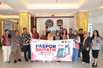 Imigrasi Palangka Raya gelar layanan Paspor Simpatik di akhir pekan sambut HUT ke-81 RI