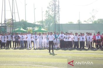 Lapas Pekanbaru ikuti pembukaan Pekan Olahraga Ditjenpas Riau HUT RI ke-81