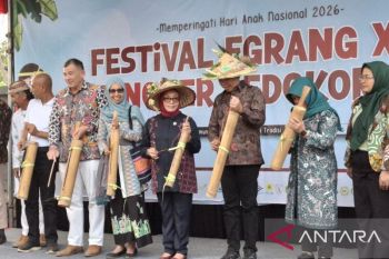 Menteri PPPA: Festival Egrang perkuat komitmen ruang aman anak Jember