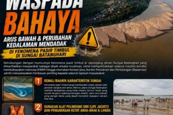 Basarnas imbau warga waspada bahaya arus bawah sungai Batanghari