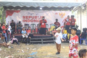 Warga Karanggan semarakkan HUT ke-81 RI dengan lomba jalan sehat