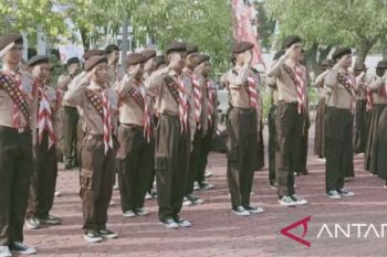 Wabup Karawang lepas Kontingen Pramuka ke Jambore Nasional 2026