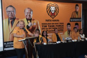 Hanura: Caleg berkualitas jangan sampai kalah karena modal