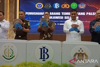BI Sulawesi Selatan musnahkan 4.144 lembar uang palsu